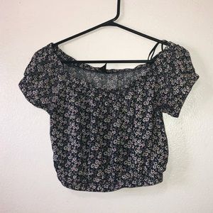 Forever 21 Floral Crop Top